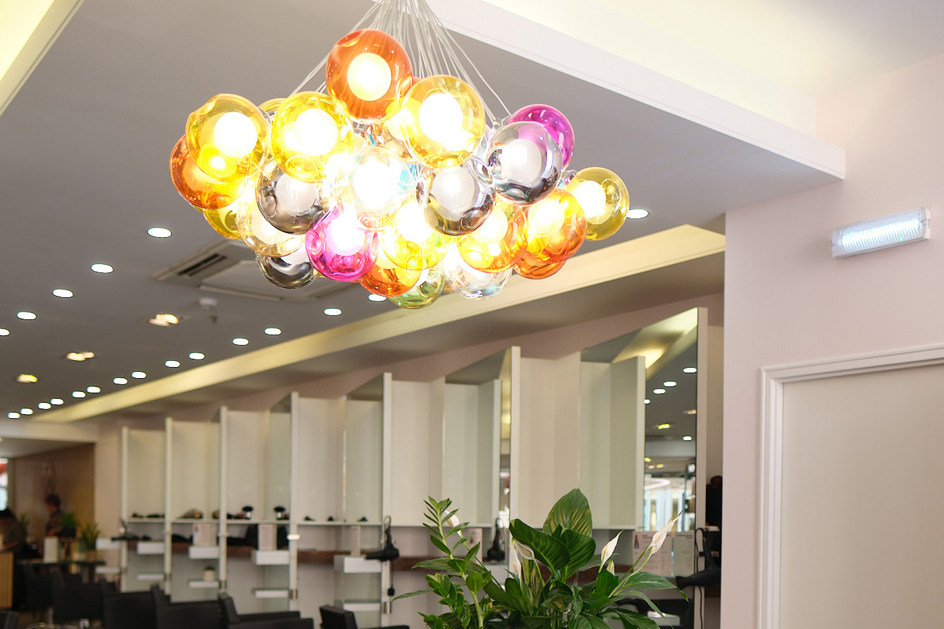 Hair colour bar at Bloom Lifestyle Glasgow