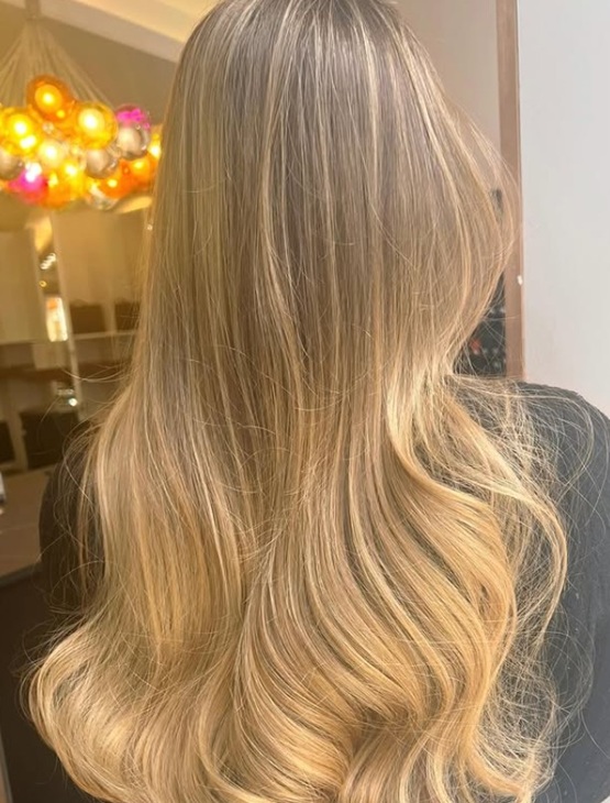 long hair at best hair salons glasgow and aberdeen